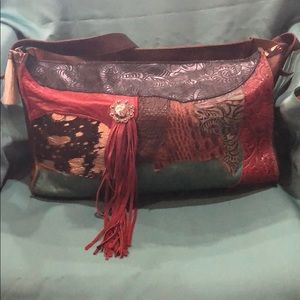 Custom made leather purse
